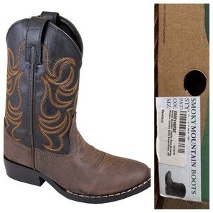 Smoky Mountain Boots Monterey Western Brown/Black Cowboy Boots